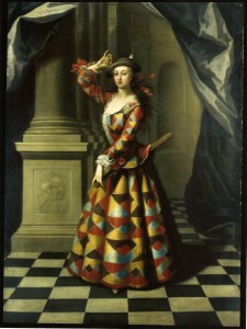 John Ellys. Hester Santlow as Harlequine. c.1725