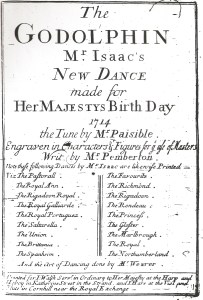 Mr Isaac. The Godolphin (London, 1714). Title page.