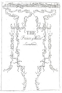 Anthony L’Abbé. The Prince of Wales’s Saraband [1731], first plate.