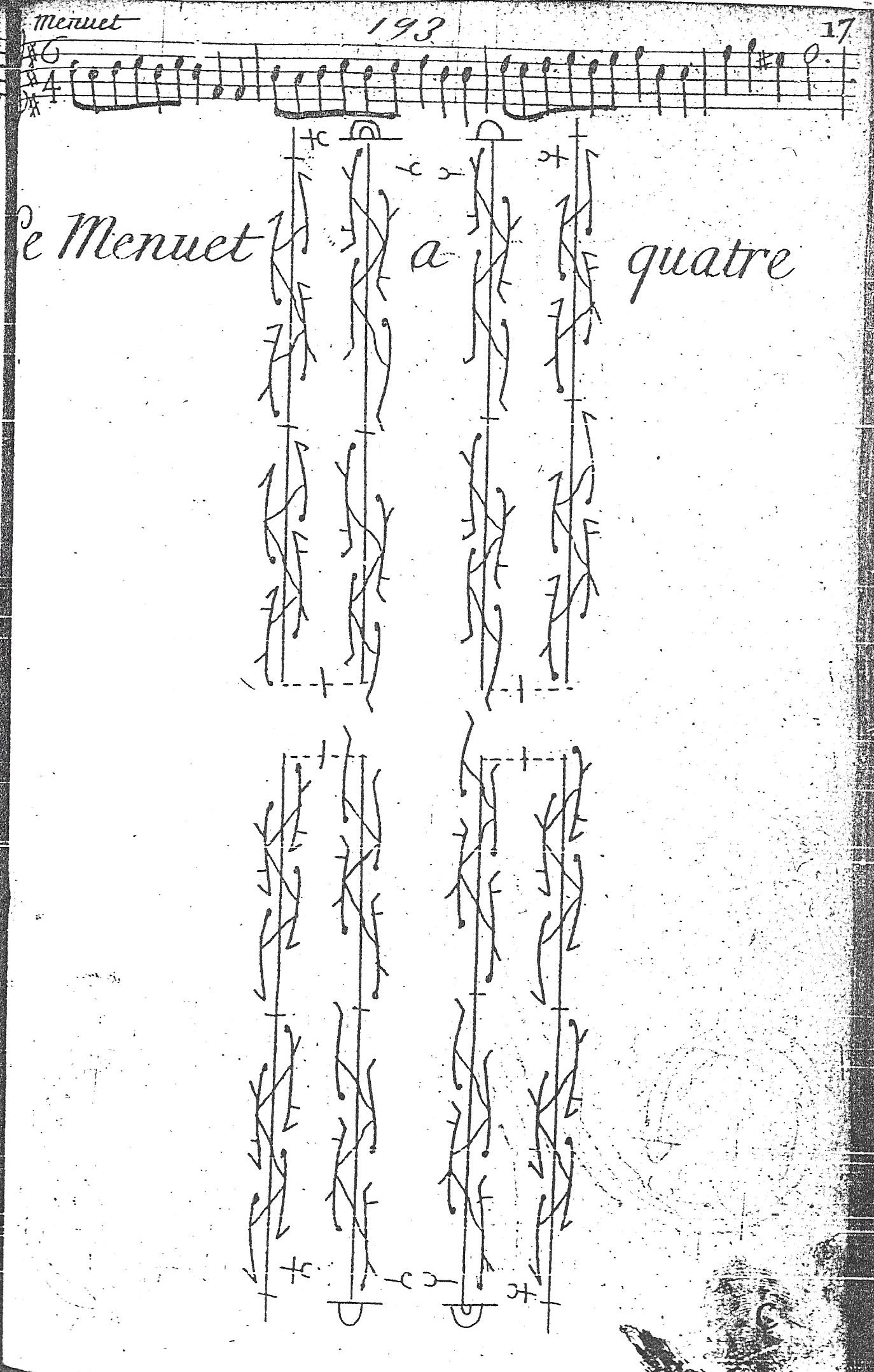 Anon Menuet a Quatre 1