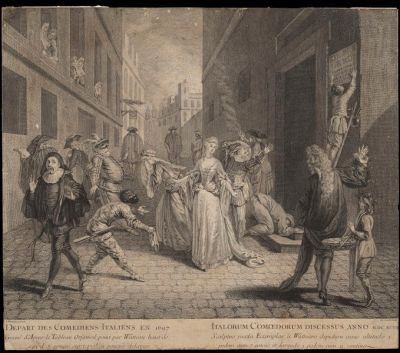 Watteau Departure of the Comedians